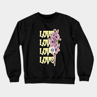 love stabbing dagger Crewneck Sweatshirt